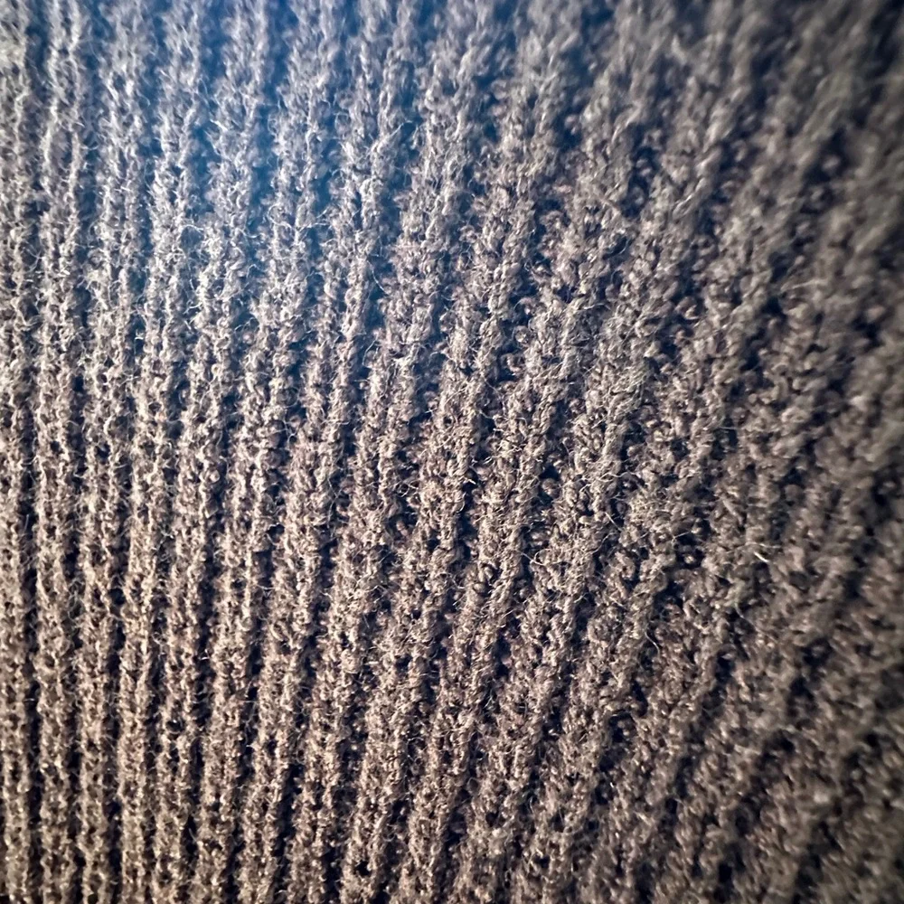 Max Studio rich brown textured knit wrap - Picture 5 of 12